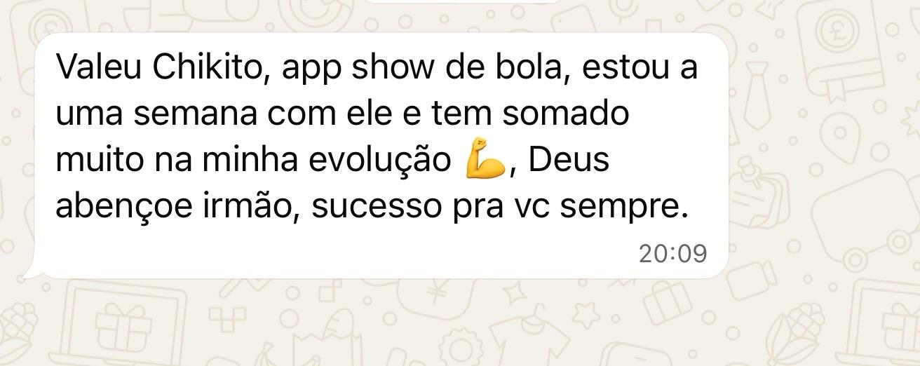 Depoimento real de aluno via WhatsApp 3